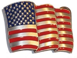 American flag buckle