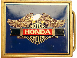 Honda Motor Cycles buckle
