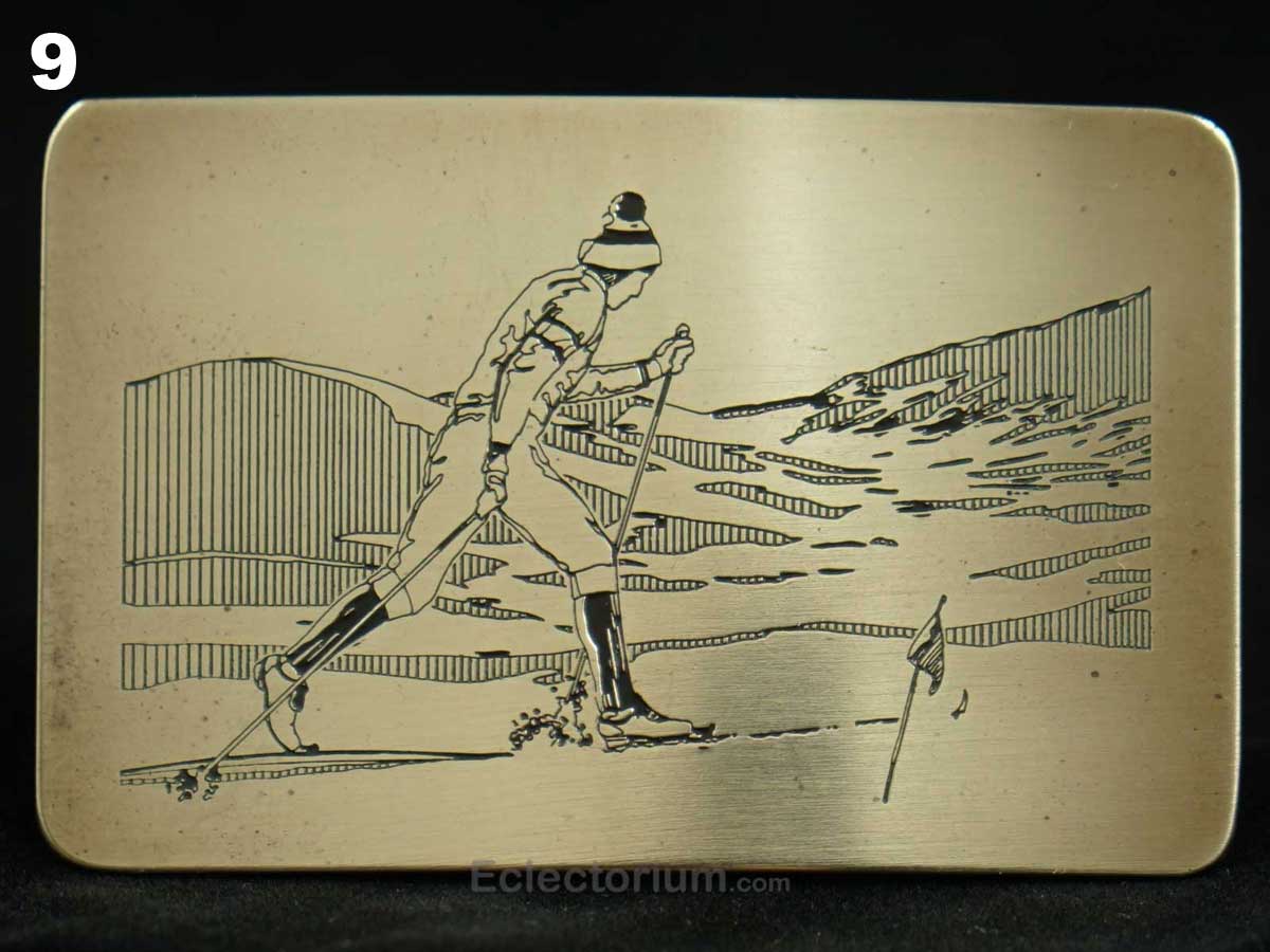 Ampersand buckle Cross Country Skier