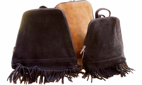 Fringe Backpacks in 2 colors and 2 sizes