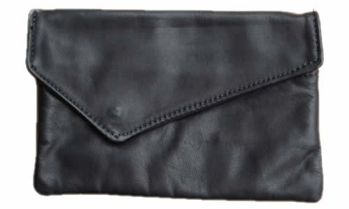 Basic Black Womans Leather Wallet