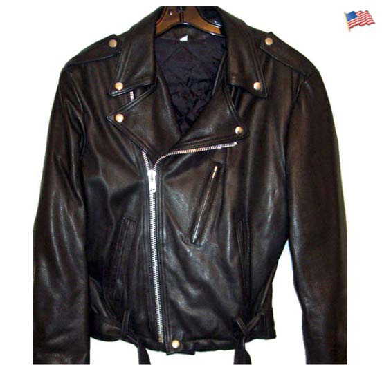 Black Brando Motorcycle Jacket