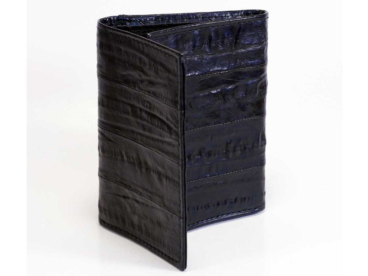 Eel Skin Three fold wallet